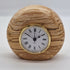 Small Hand Turned Mantle Clock made from Silver Birch Wood