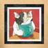 Square Frame - Cat Illustration