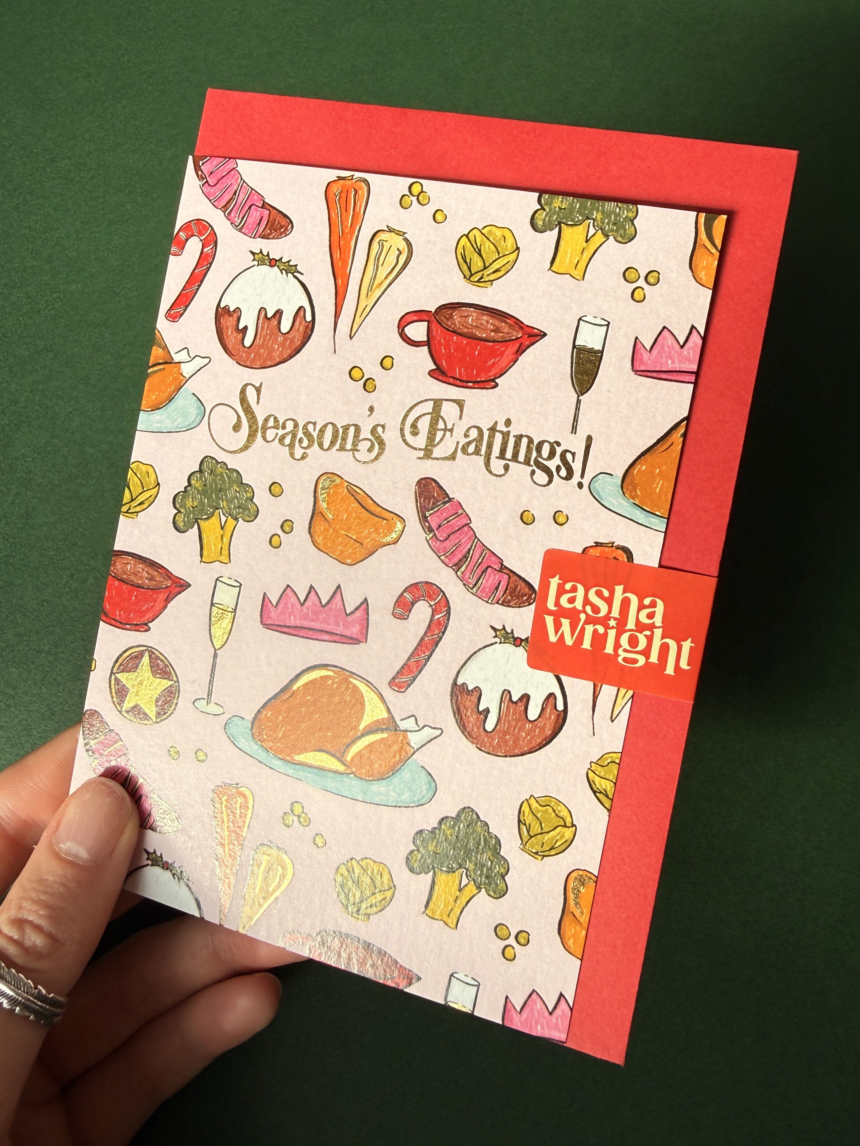 Season's Eatings Christmas Card