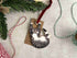 Tabby Cat Wooden Christmas Tree Decoration