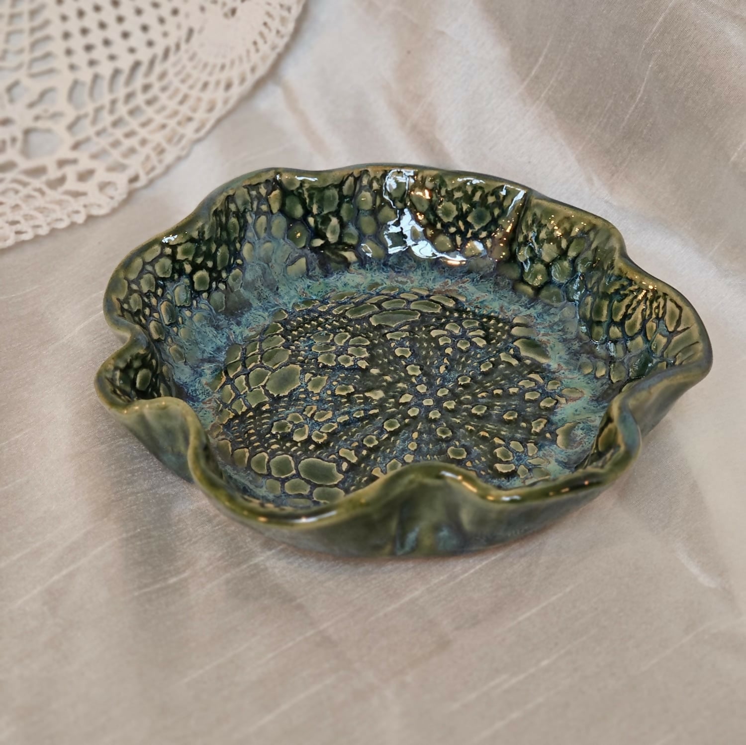 Small Wave Edge Serving Dish
