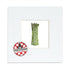 4” x 4” Mini Mounted Giclée Print of Asparagus