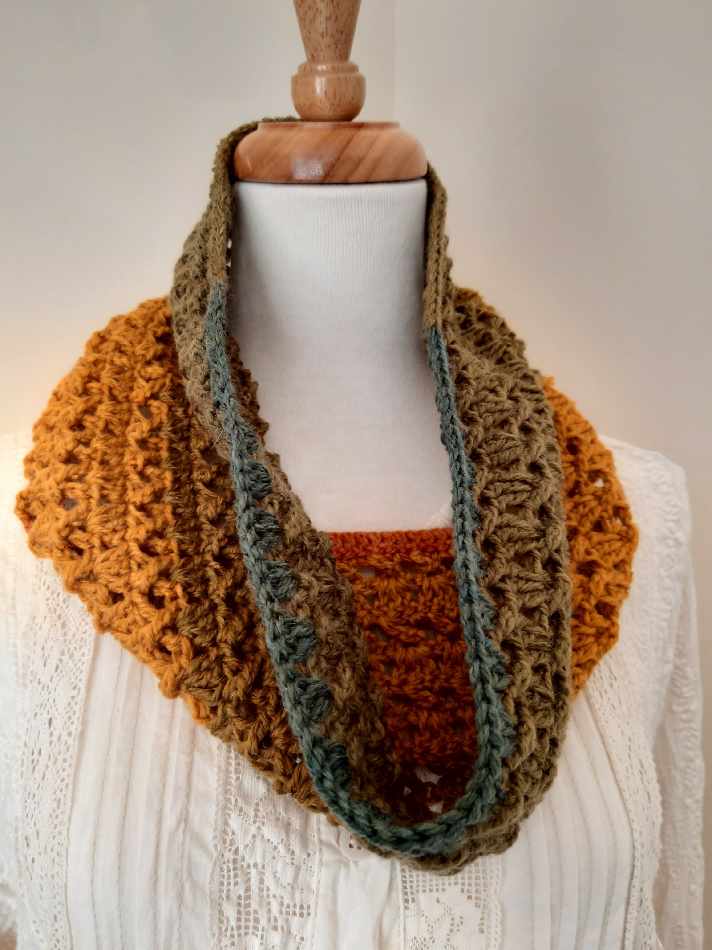 Infinite Scarf - Earth Tone Colour