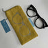 Glasses Case - Mustard with Gold Glitter