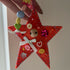 Orange star felt keyring