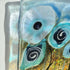 Fused Glass Blue Flower Deep Box Frame