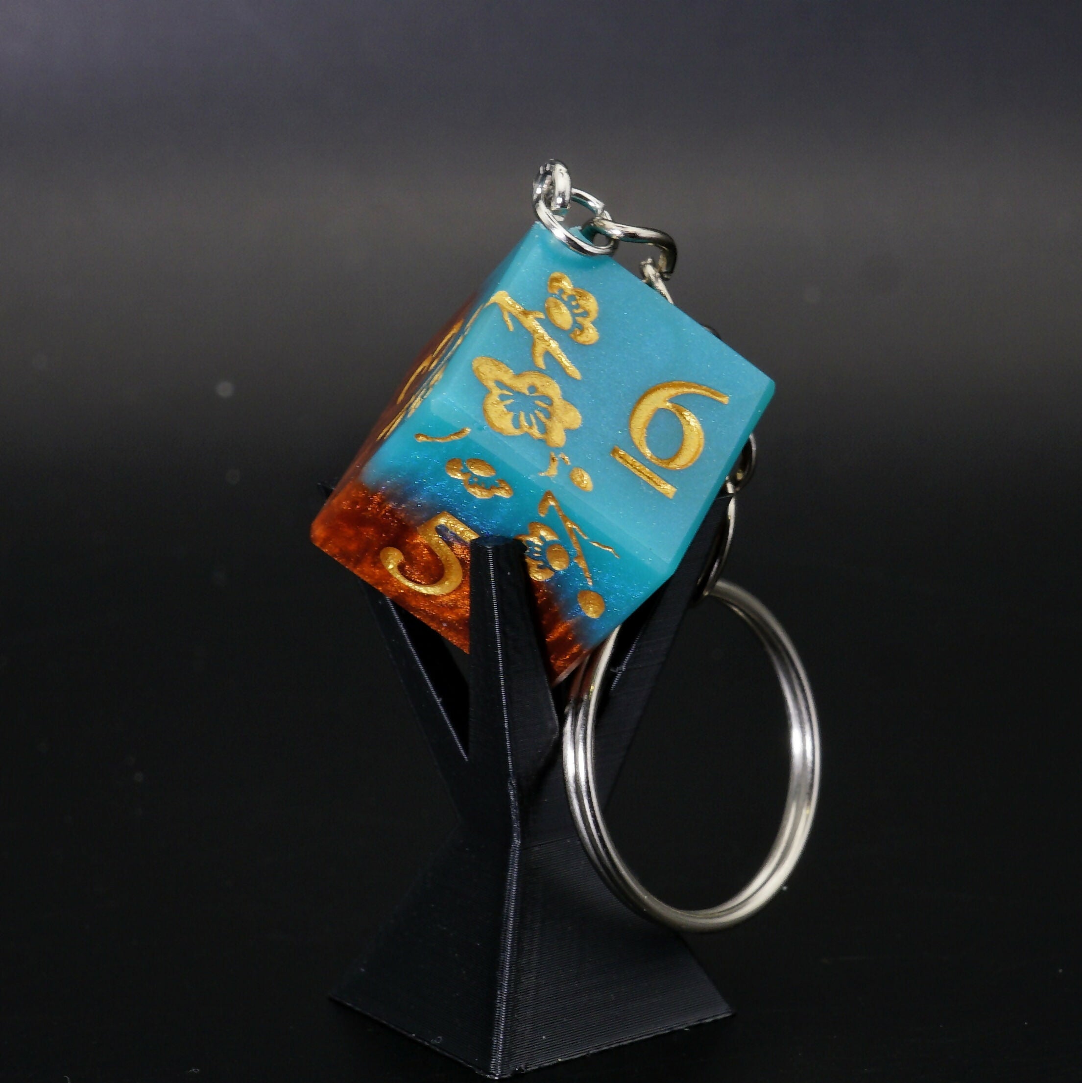 Solid Dice Keychains