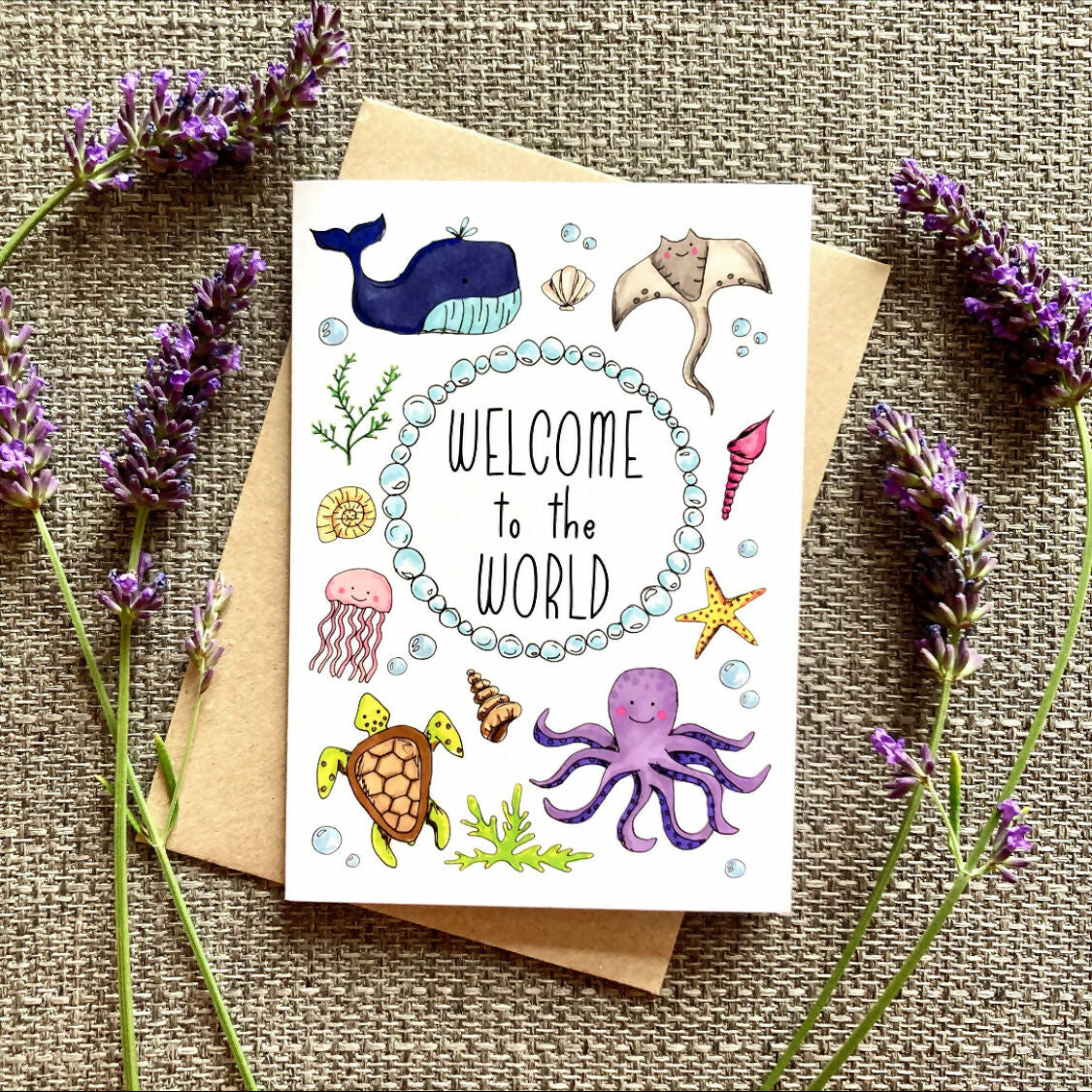 Welcome to the World New Baby Card