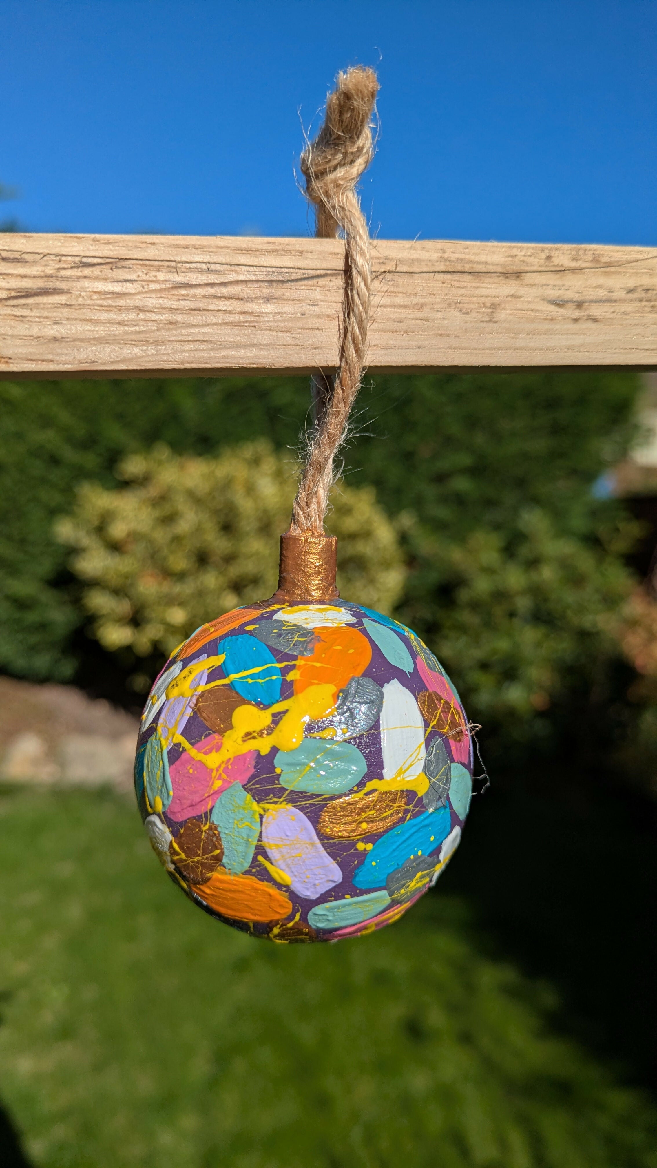 Hand Painted Christmas Bauble
