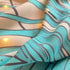 Skull Meets Teal Jungle Scarf