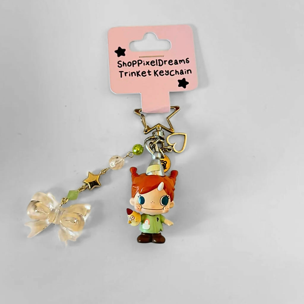 Party Monster Green Trinket Keychain
