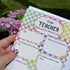 All About My Teacher - Fill In Thank Card A5