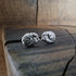 Handmade Silver Hedgehog Studs
