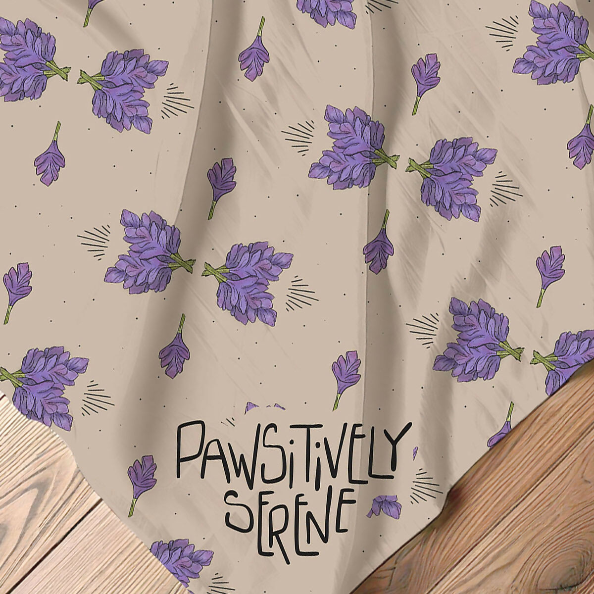 Purrfectly Peaceful Pet Bandana