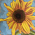 Yellow Sunflower Floral - Original Acrylic Painting