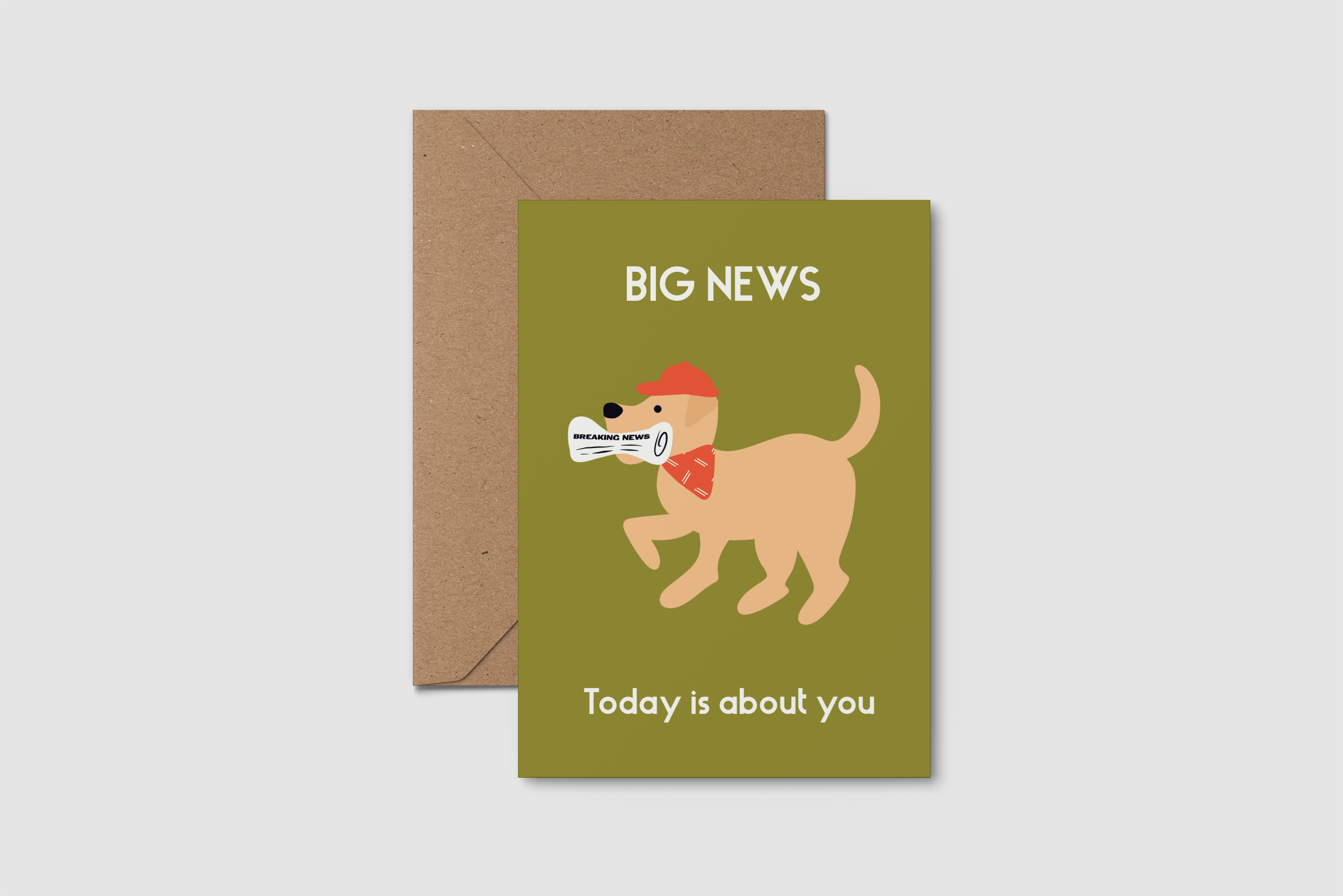 Labrador Cute Dog Birthday Card