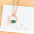 Seaglass Moon Necklace