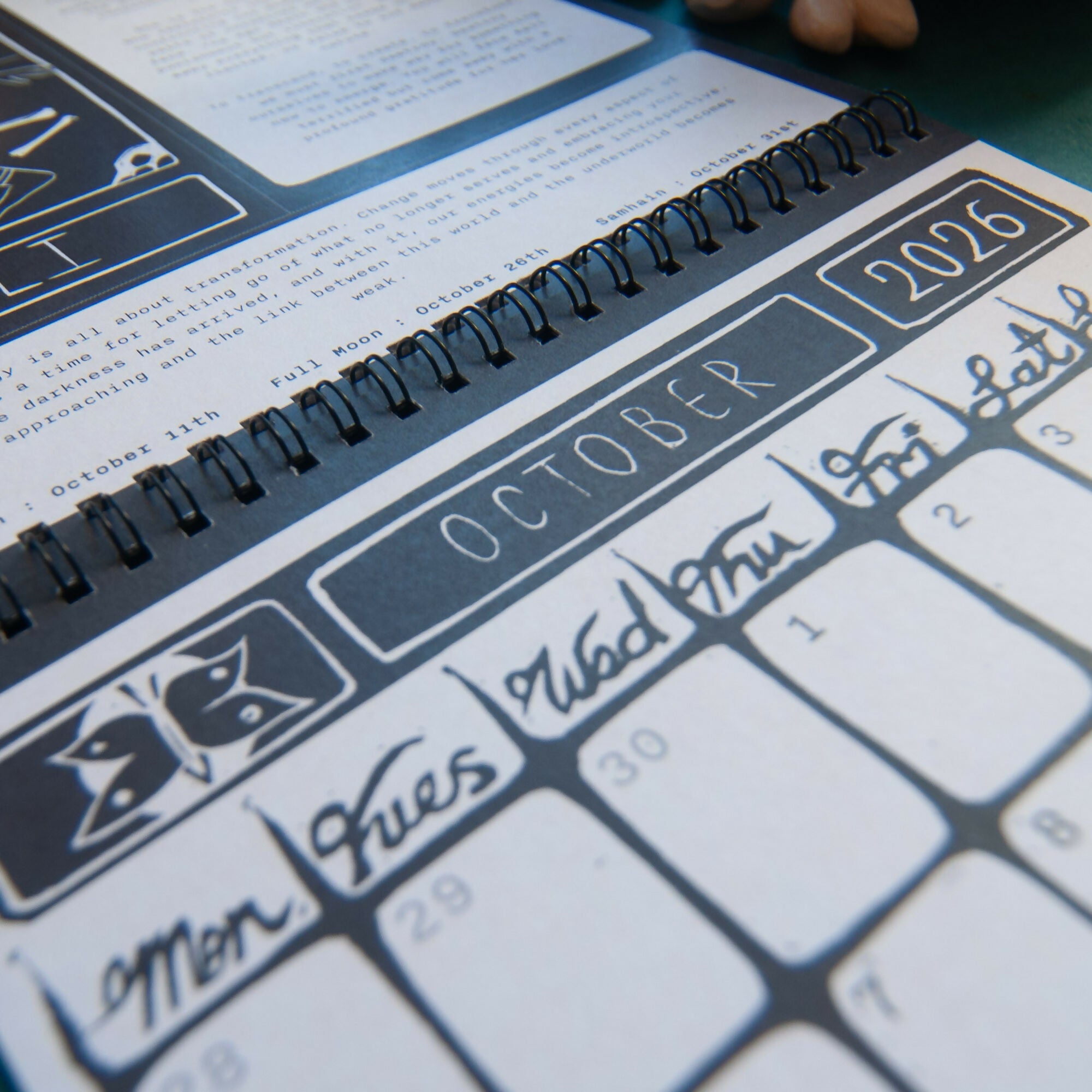 SISTERS OF SHADOW WALL CALENDAR 2026