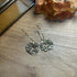 Stunning Abstract Disc Hoops