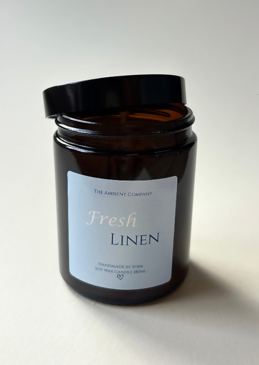 Fresh Linen Soy Wax Candle 145g
