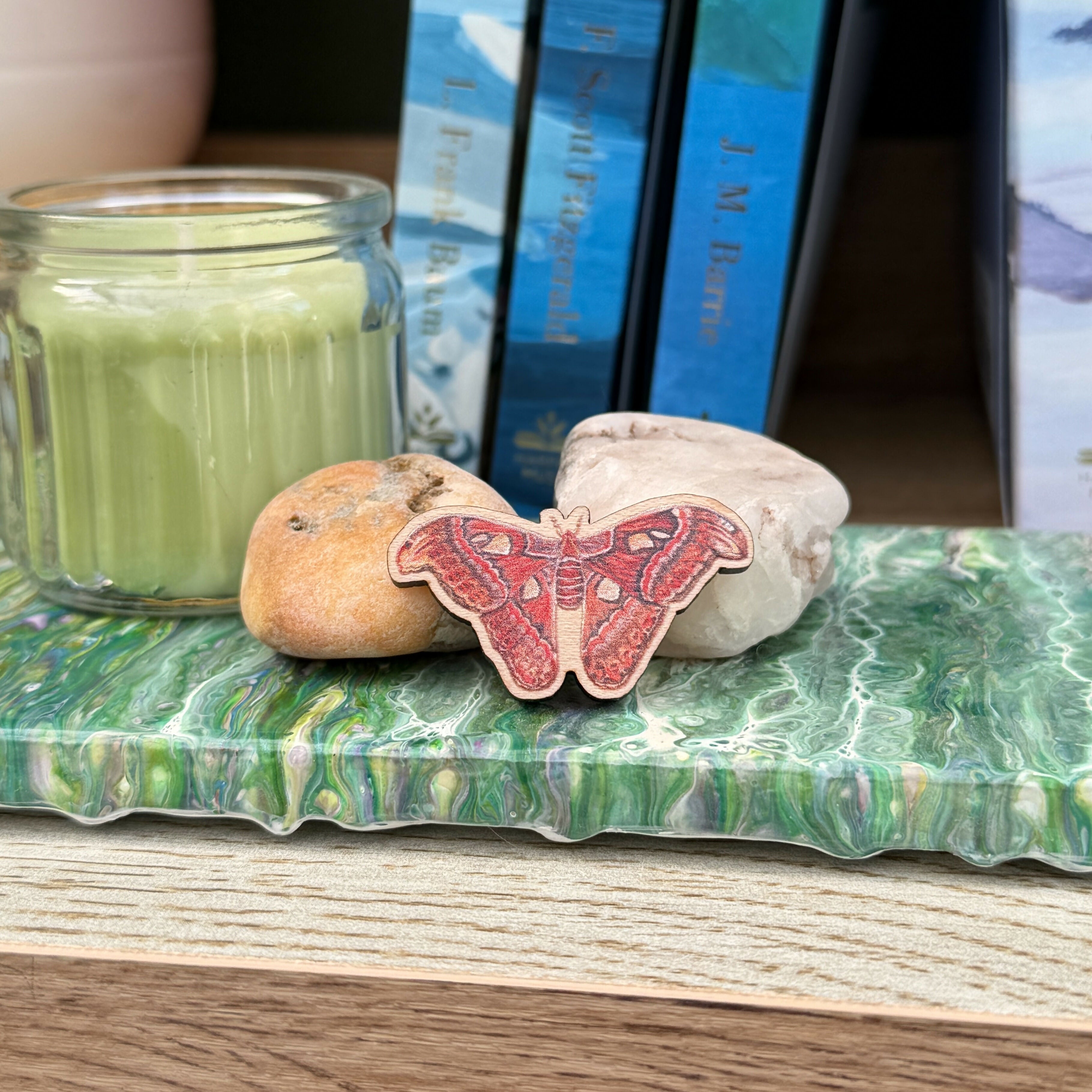 Atlas Moth - Wooden Pin