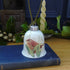 Fine Bone China Wren and Snowdrops Bell Decoration