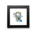 FINE ART PRINT OF BABY ELEPHANT WITH BALL, PART OF THE 'LITTLE MINI TREASURE' ART COLLECTION