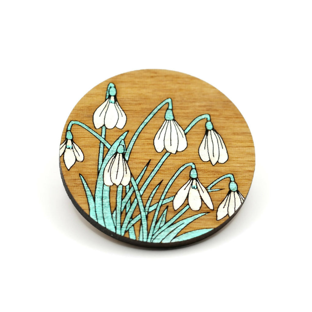 Snowdrops Brooch
