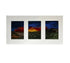 Yorkshire Dales Felted Landscape Triptych framed