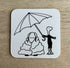 Umbrella Coaster – Pen And Ink Design