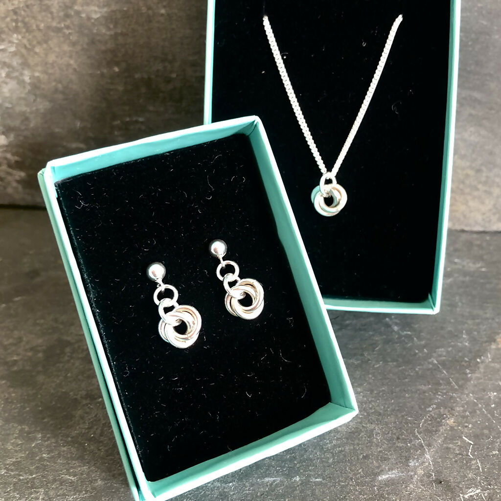 Sterling Silver Mini Halo Earrings