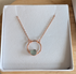 Seaglass Moon Necklace