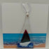 Fused Glass Boat Card