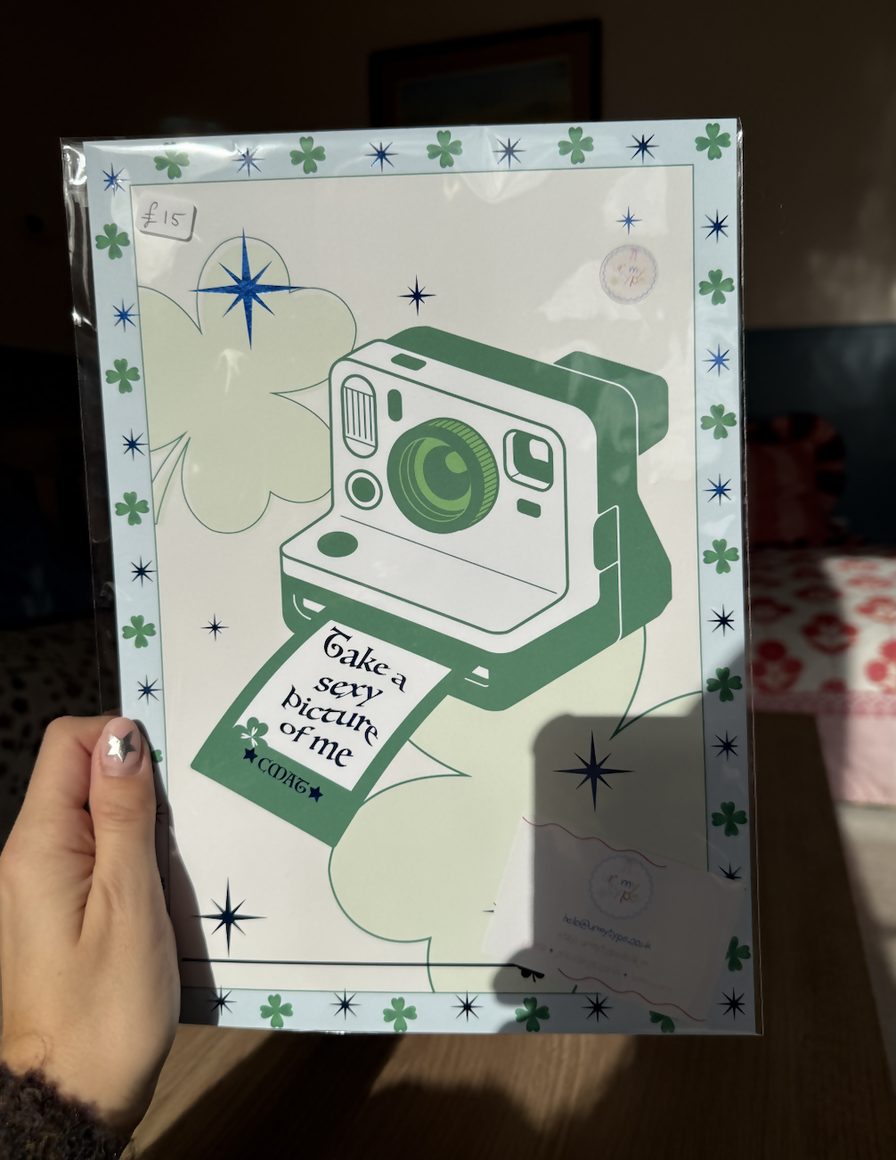 CMAT Take A Sexy Picture Inspired Lyric Print