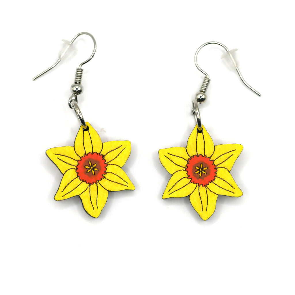 Daffodil Dangle Earrings