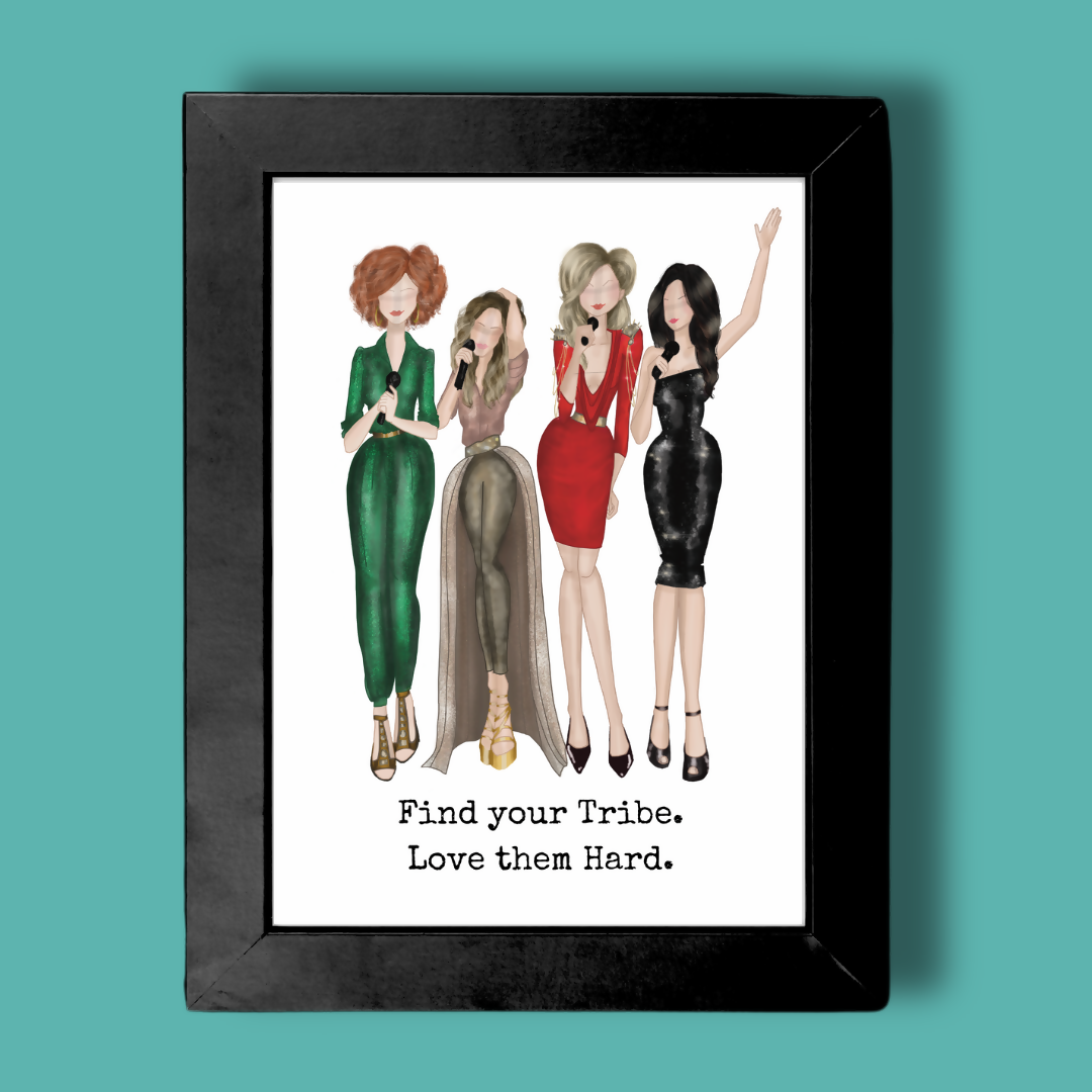 Mama Mini Framed Illustration SATC