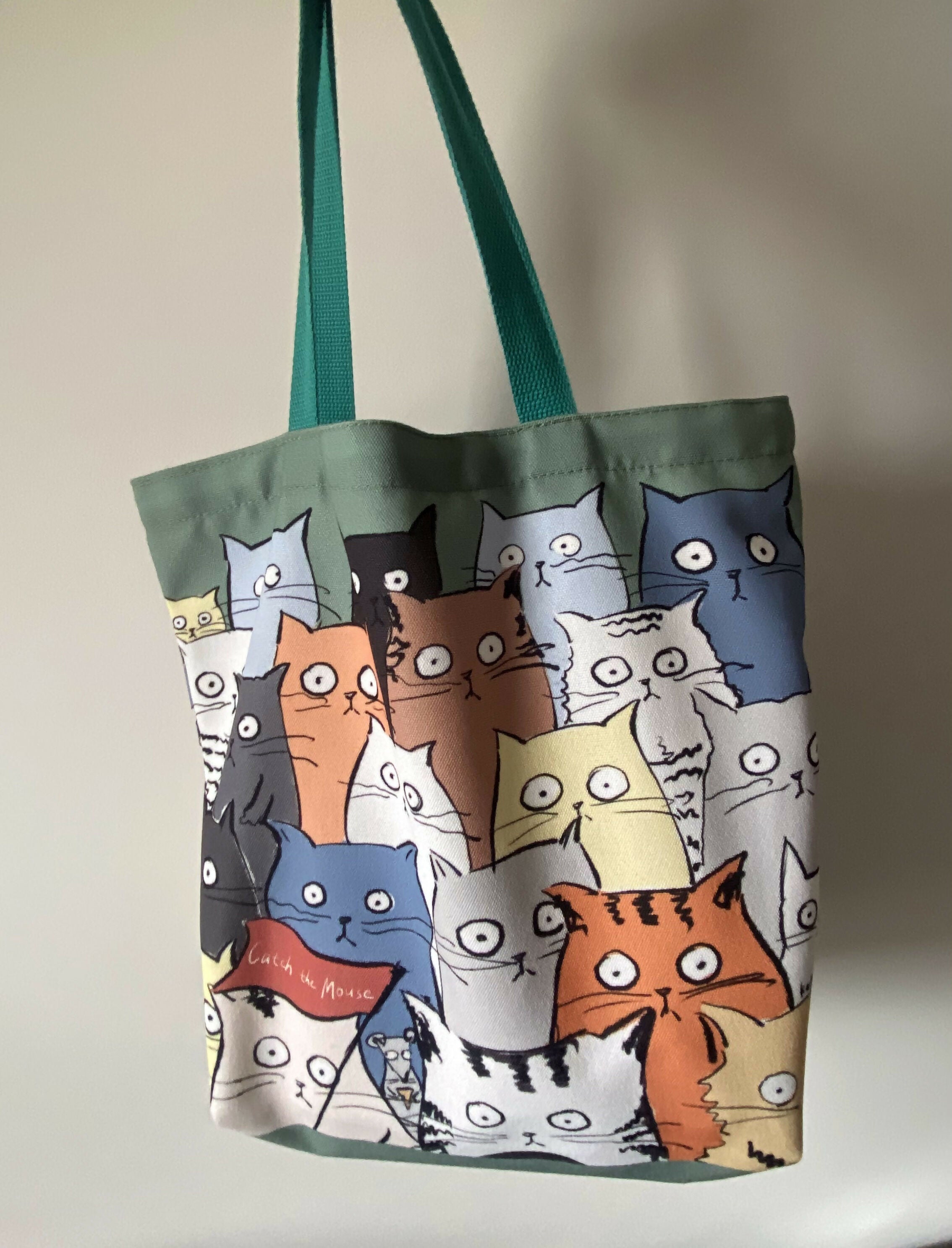 Cat Canvas Tote Bag