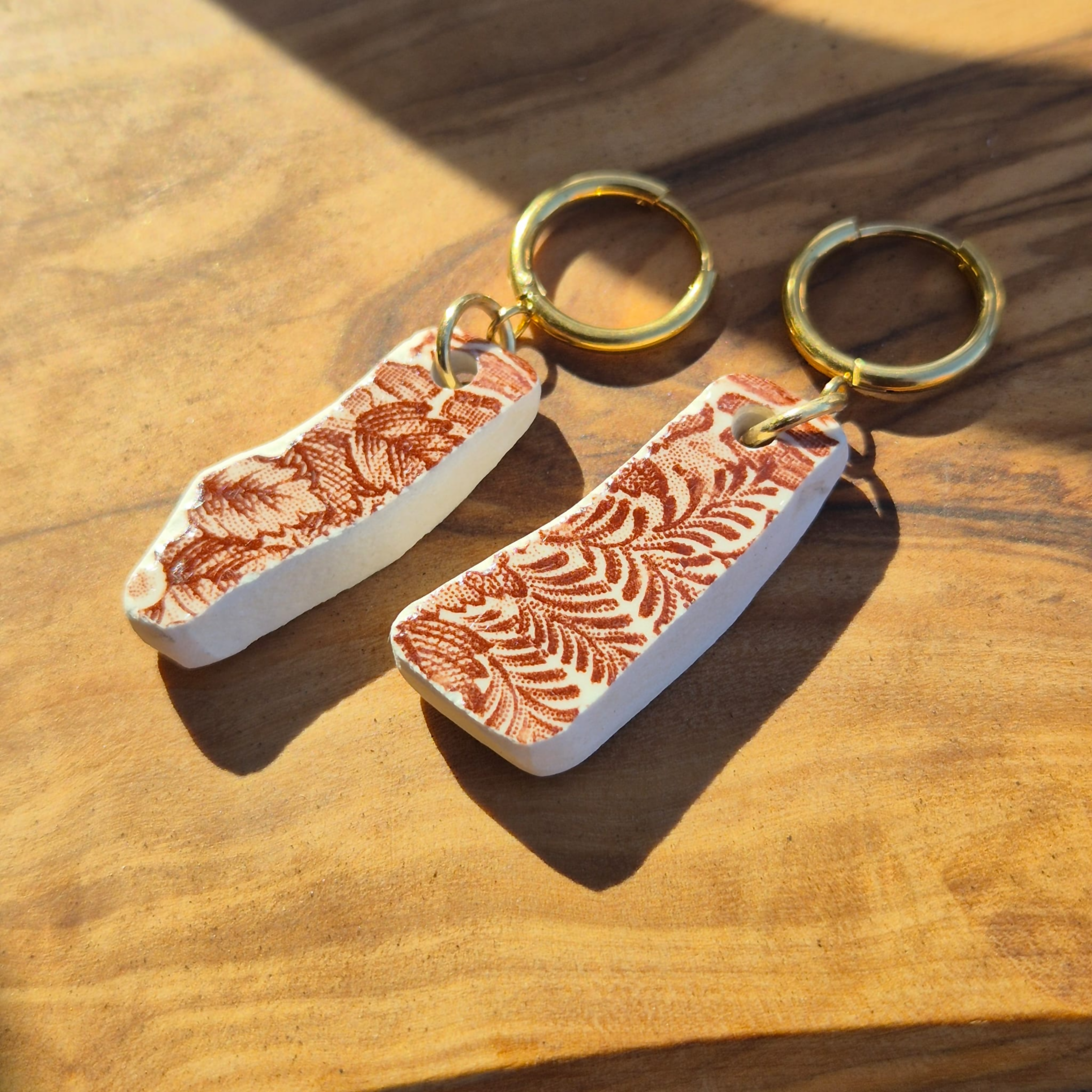 Recycled Ceramic Earrings