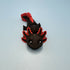 3D Printed SMALL: Articulated Sensory Fidget Animals friends Axolotl (Black/Red) 11cm