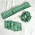 Green Gingham Spa Makeup Gift Set