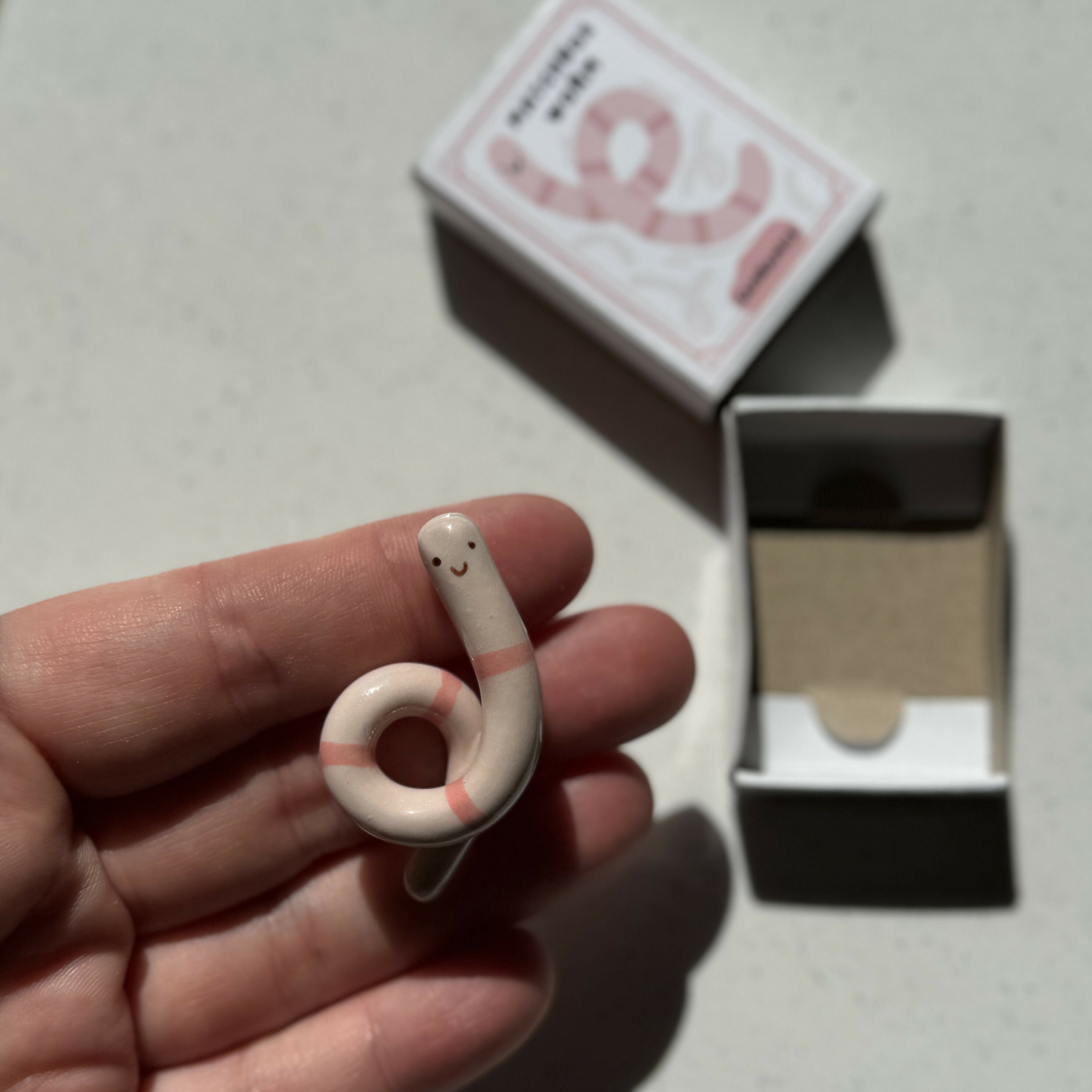 Matchbox Animals, Handmade Ceramic Tiny Animals