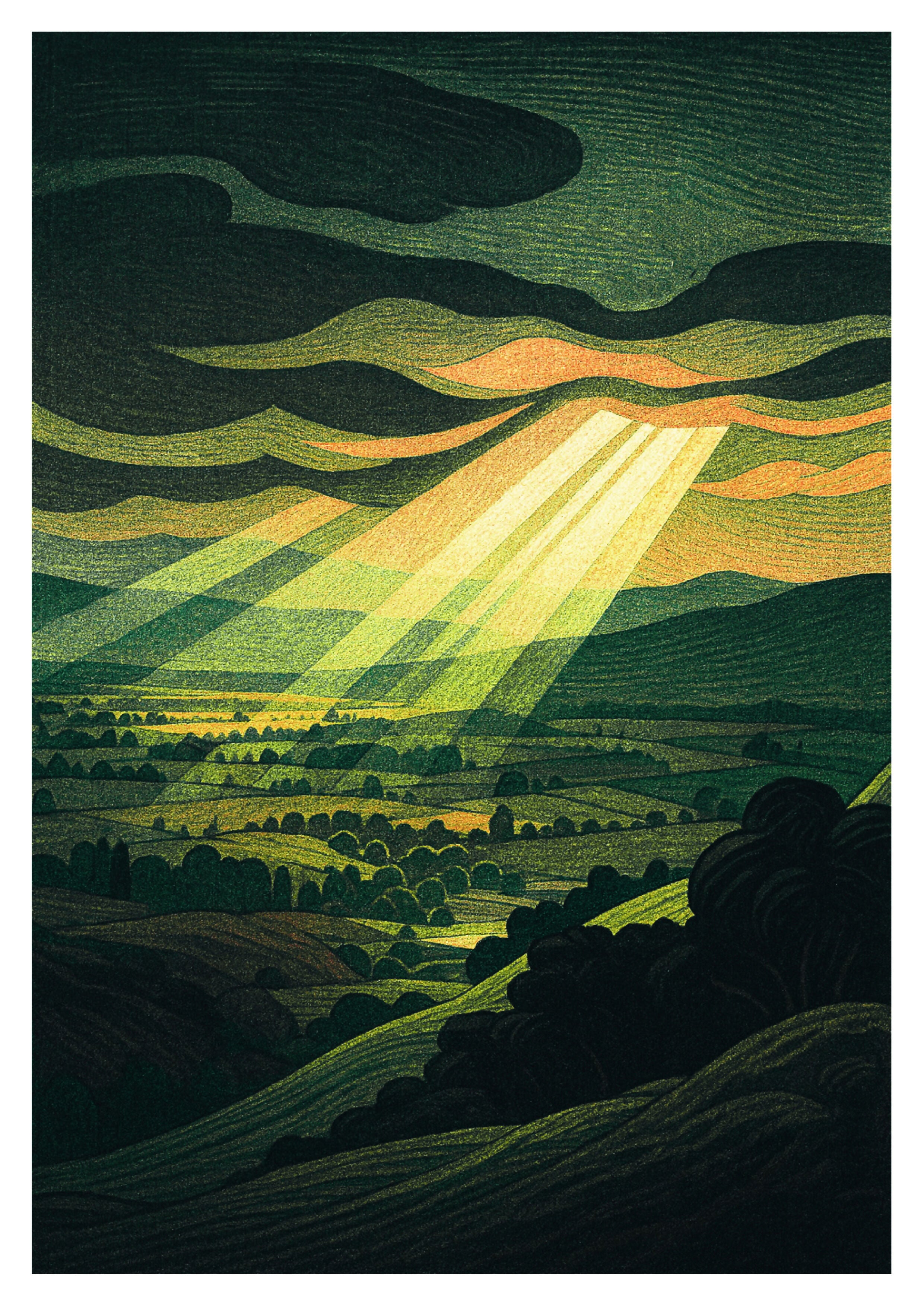 The Hope Valley Framed Print