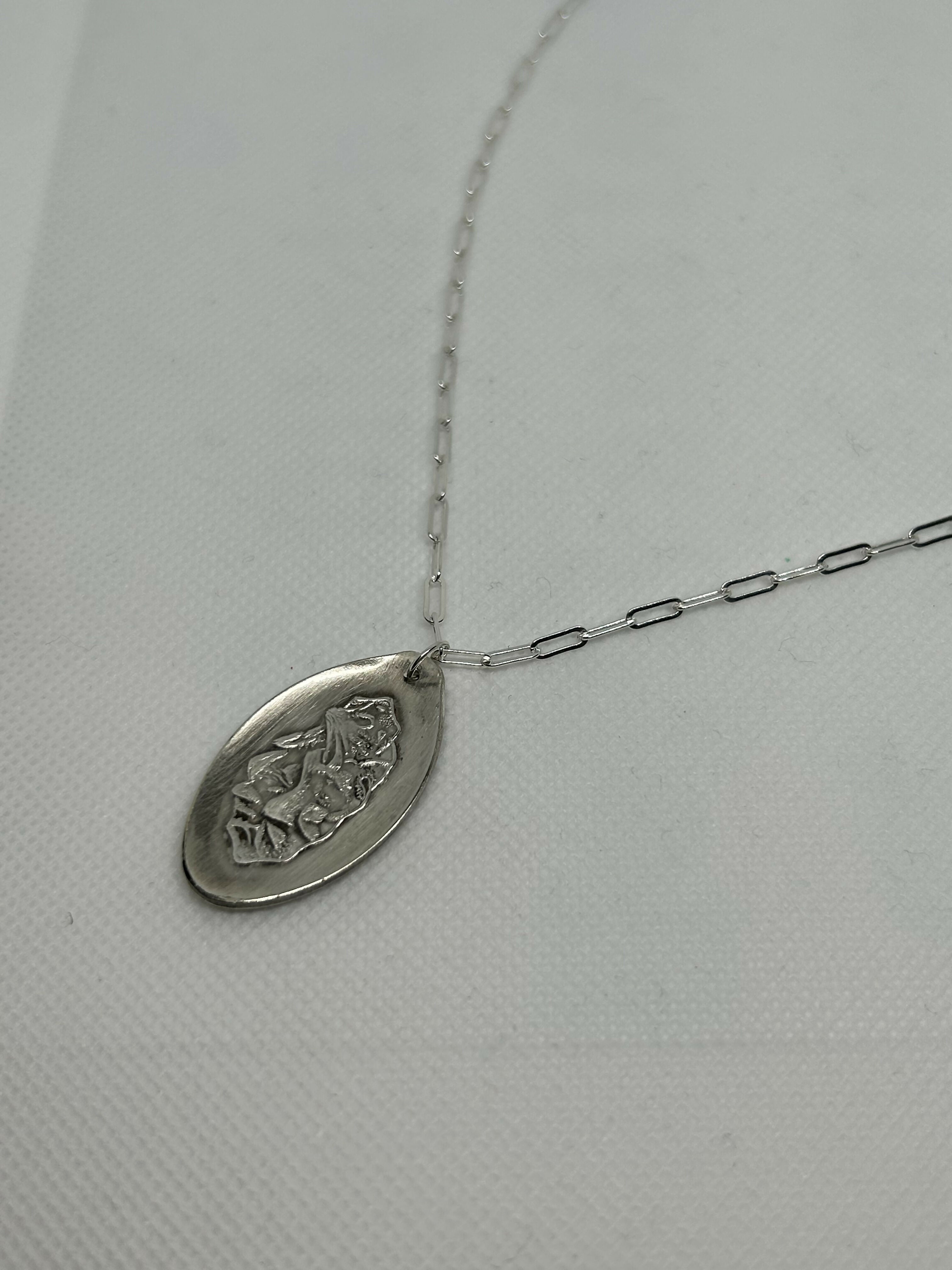 Vintage Rolex Spoon Pendant necklace