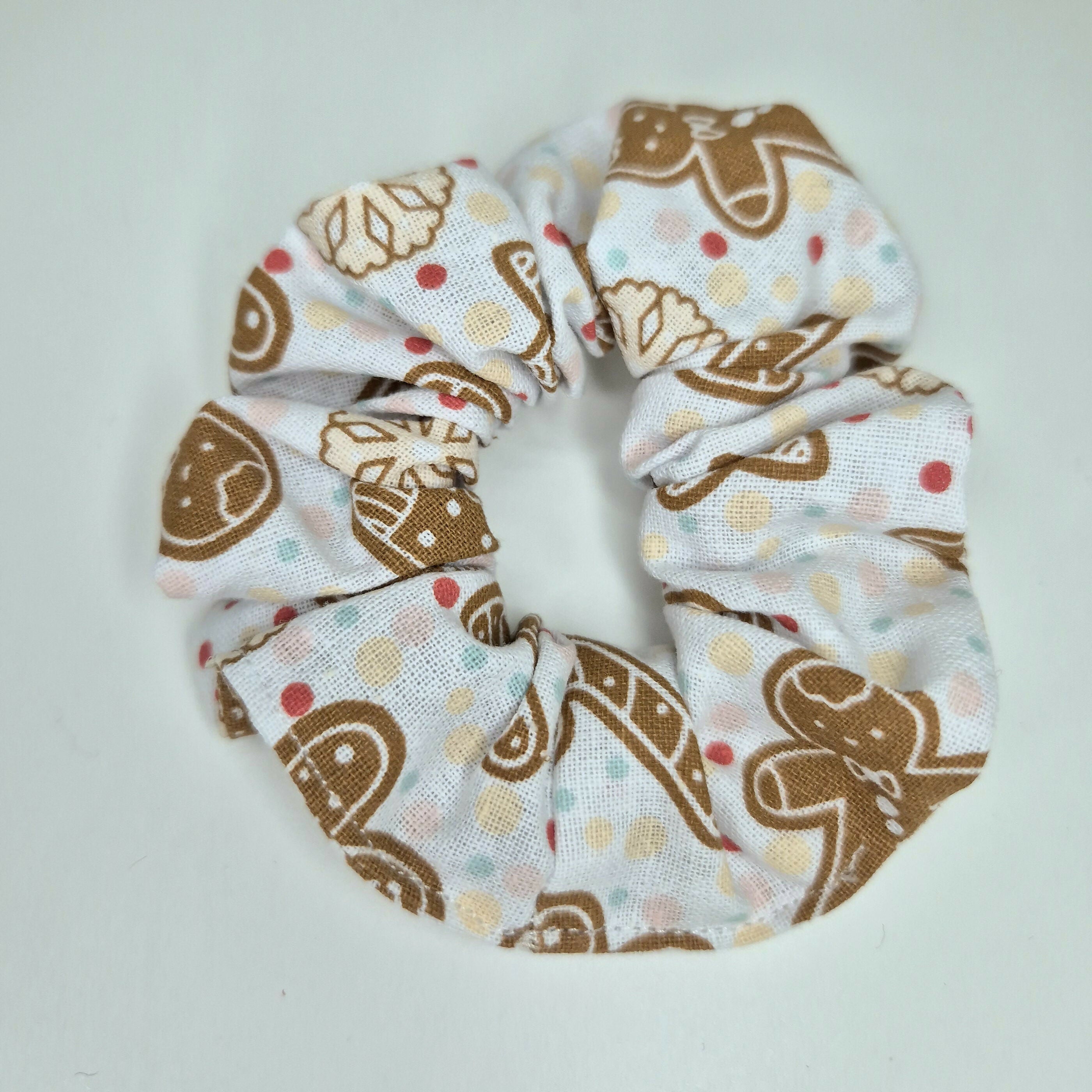 100% Cotton Festive Christmas Children's Size Scrunchies - Various Designs