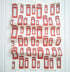 Linen Tea Towel - Red Telephone Box Design