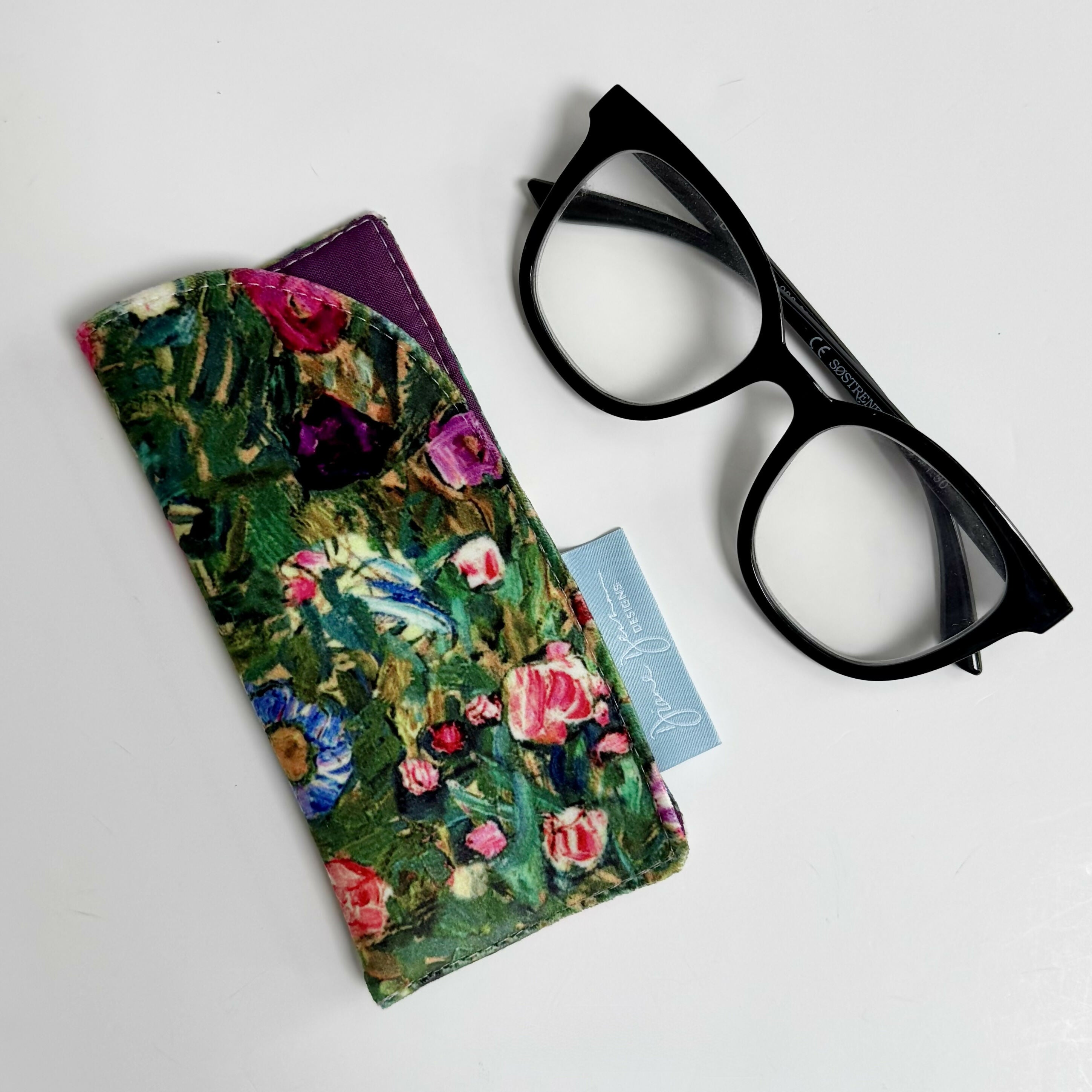 Luxury Velvet Slip in Glasses Case