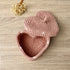 Crochet Heart Shaped Basket with Lid