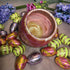 Textured Sunset Bowl