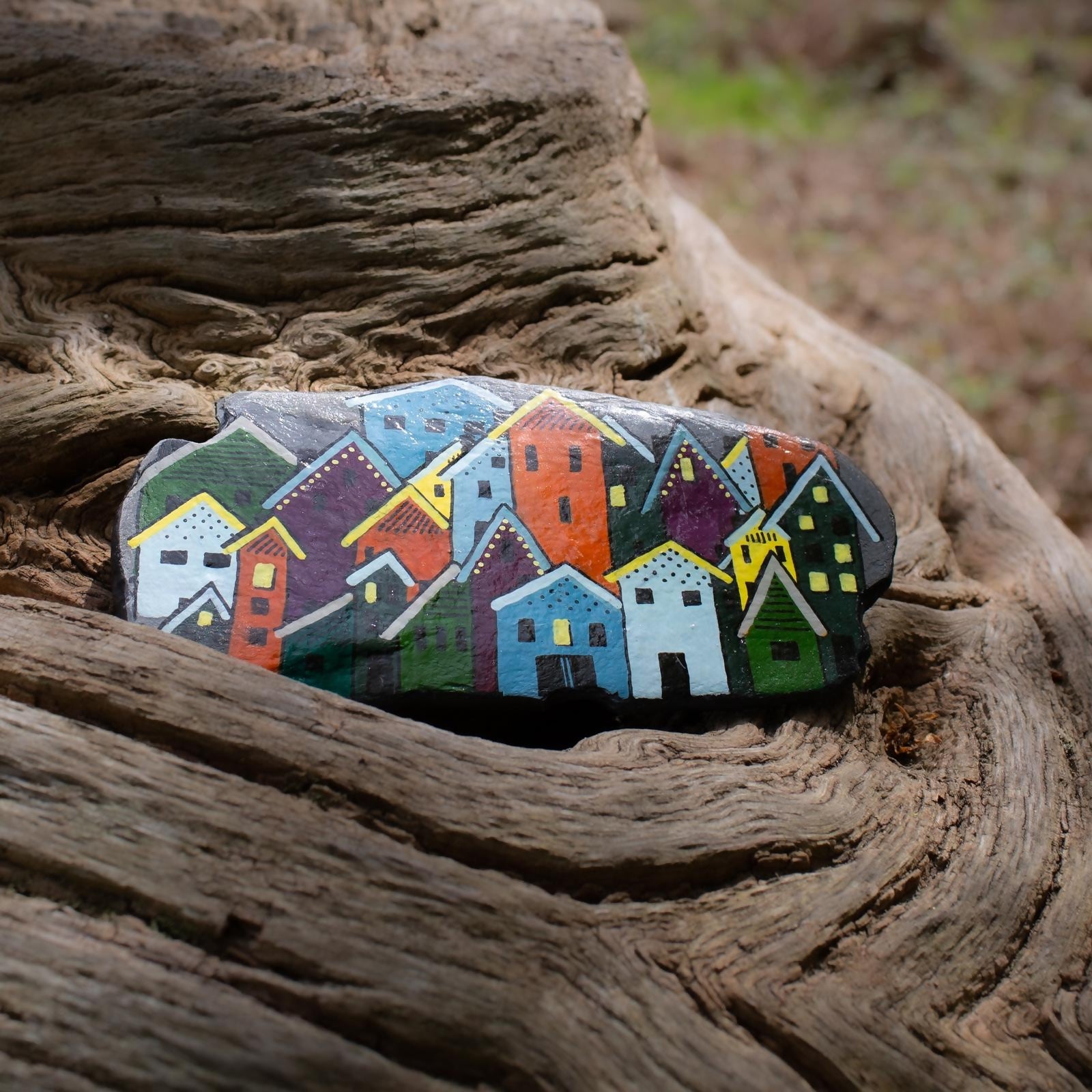 Handpainted Beach Rock