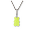 Sugar Coated Gummy Bear Pendant in Lime
